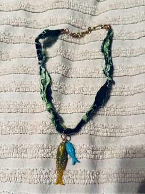 Scarf necklace